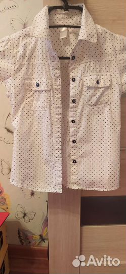 Блузка белая