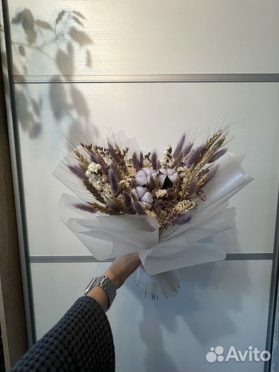 Сухоцветы букет на 1 сентября