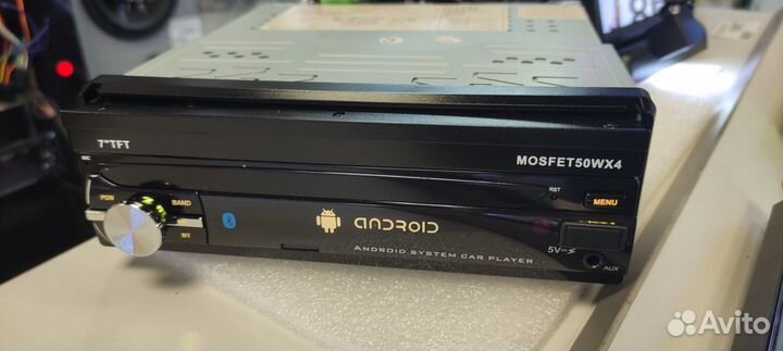 Магнитола Android новая 1 DIN выдвижной экран