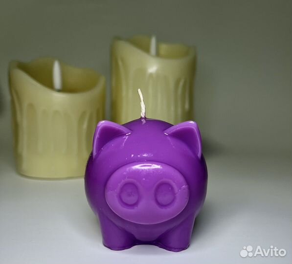 Ароматическая свеча «Хрюшка»