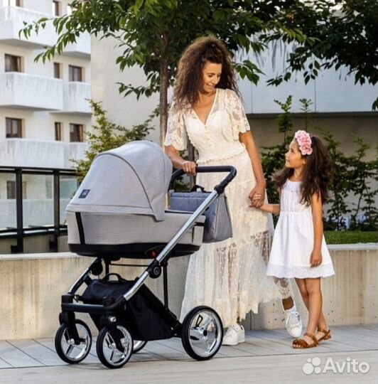 3 в 1 премиум Coletto Fado светло-серый