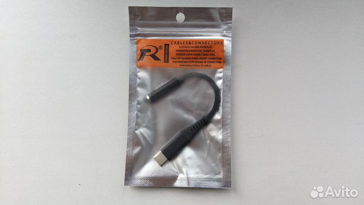 Переходник для наушников Type C - jack 3.5