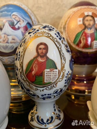 Статуэтка яйцо фарфоровое