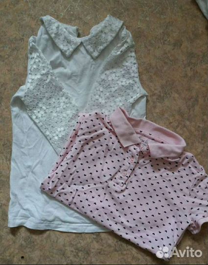 Блузки школьные 146 р-р (2 шт)