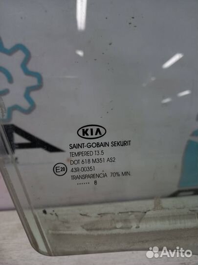 Стекло передней правой двери Kia Ceed 1