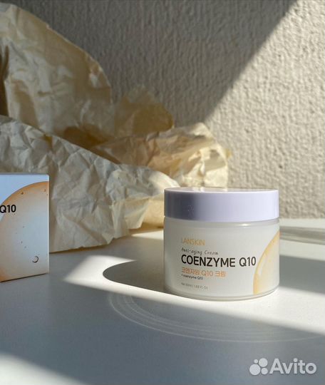 Крем для лица с коэнзимом Q10 LanSkin Корея
