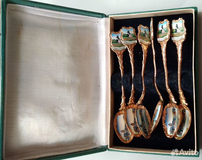 Ложки сувенирные чайные комплект Ленинград