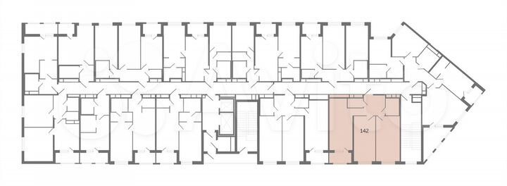 2-к. квартира, 71,9 м², 12/12 эт.