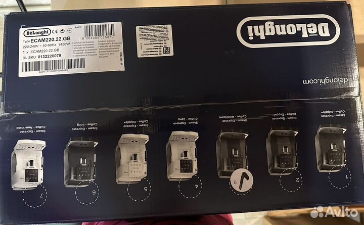 Кофемашина delonghi новая