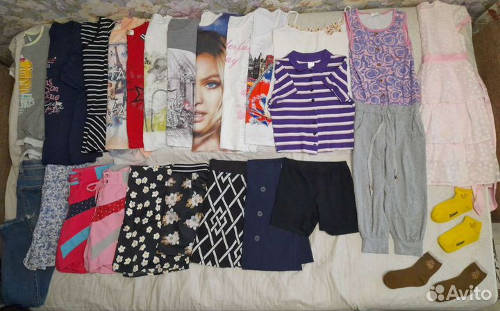 Пакет вещей на девочку 12-13 лет