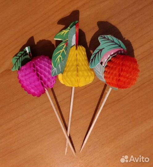 Декаративные шпажки для украшения стола