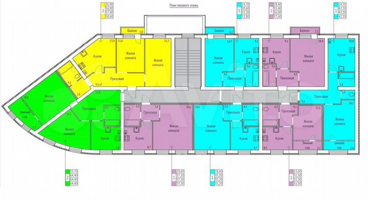 1-к. квартира, 35,2 м², 2/3 эт.