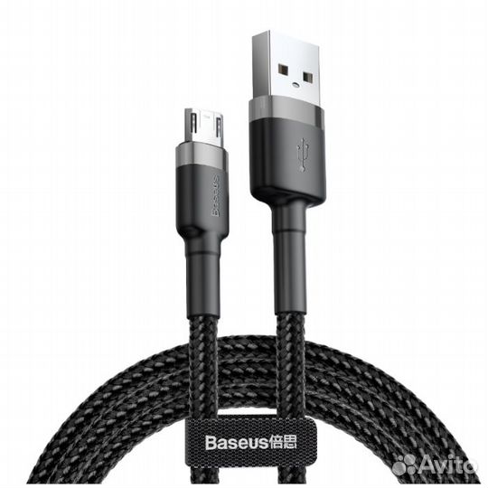 Кабель Baseus Cafule USB-A - Micro-USB 2.4A 1m (Че
