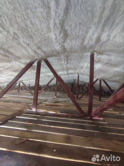 Утепление пенополиуретаном помещений