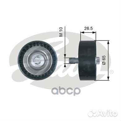 Ролик обводной приводного ремня T36464 Gates