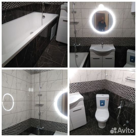 Плиточник, Ремонт ванной, Укладка плитки, Санузел