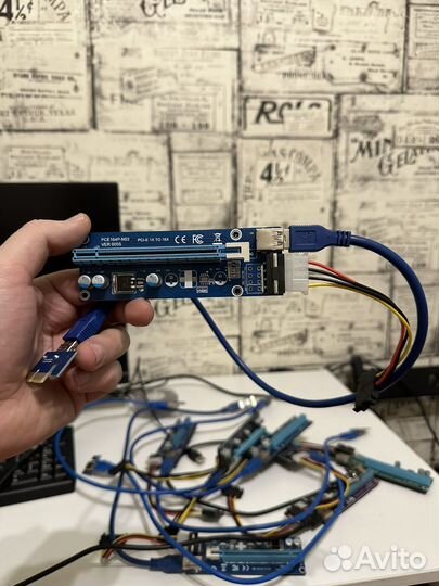 Райзер для видеокарт PCI-E 3.0 1x16