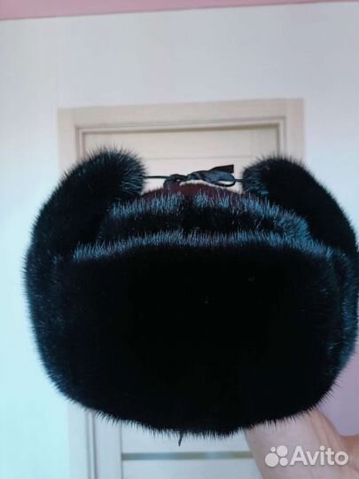 Норковая шапка мужская 57