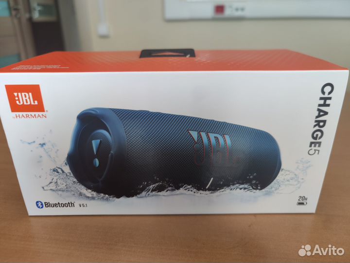 Беспроводная колонка JBL Charge 5 Blue 40Вт