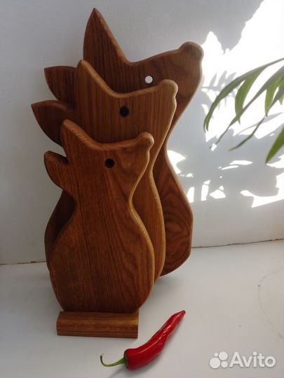 Набор разделочных досок дуб