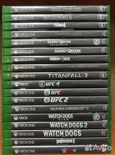 Игры на приставку Xbox one Б/у
