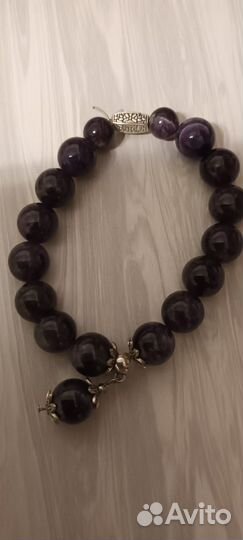 Браслет из натурального камня, жемчуг