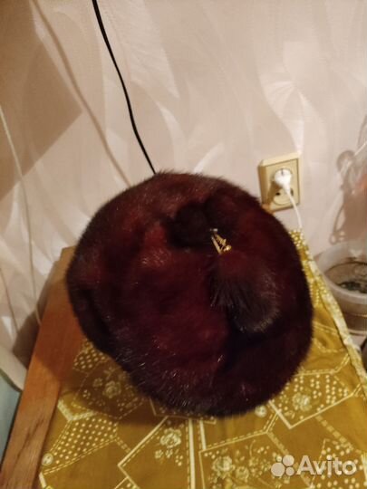 Шапка норковая женская