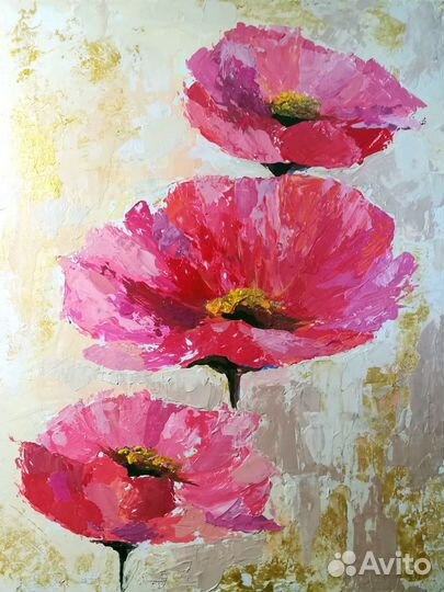 Мастер-класс интерьерная картина на холсте