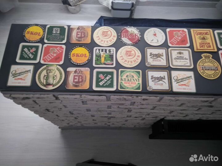 Коллеция пивных подставок бирдекели 45шт