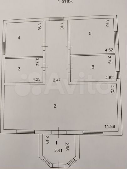 Коттедж 151 м² на участке 8 сот.