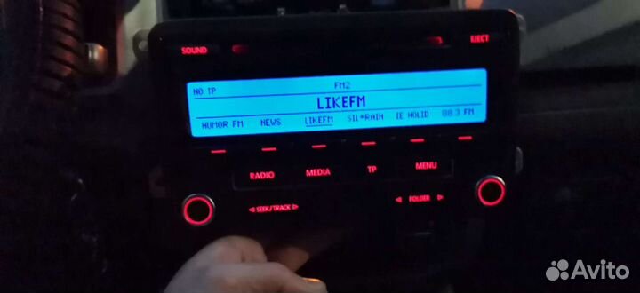 Штатная магнитола на volkswagen