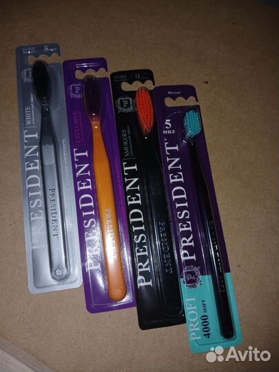 Зубная паста, щетки President