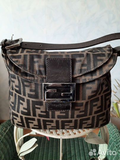Сумка Fendi Zucca, оригинал, винтаж