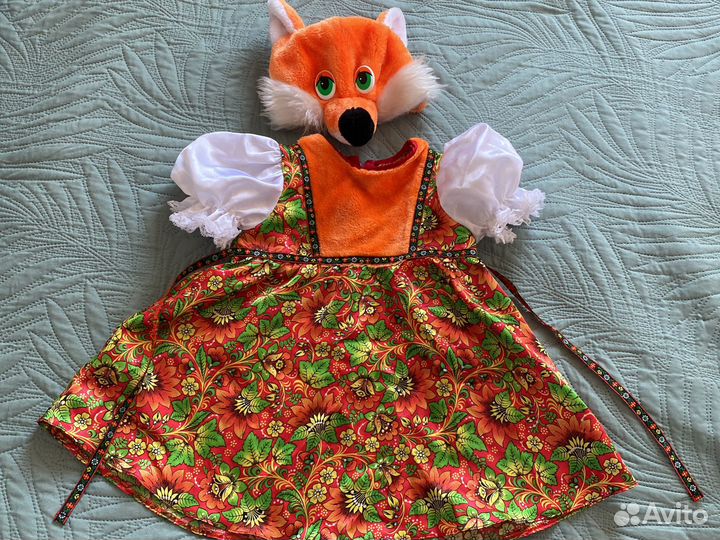 Новогодний костюм лисичка