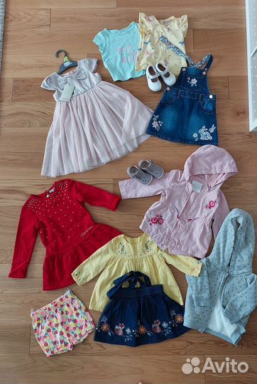Одежда и обувь для девочки 74- 80- 86
