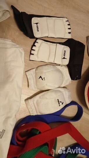 Защита, шлем, добок