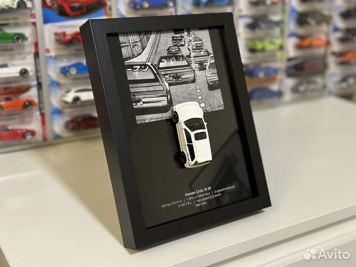 Рамка с Hot Wheels