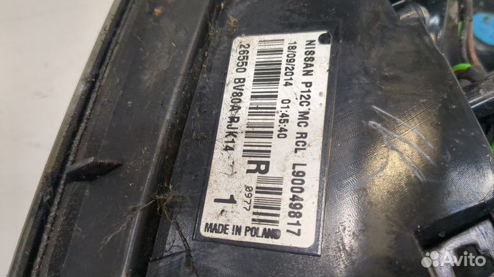 Фонарь (задний) Nissan Juke, 2014