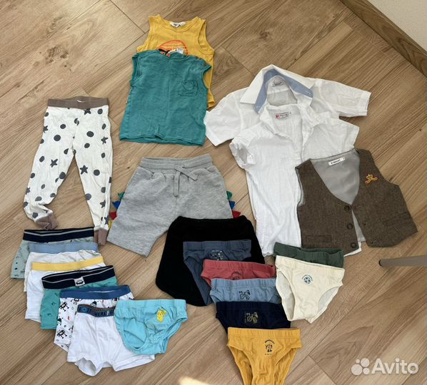 Детская одежда для мальчиков пакетом