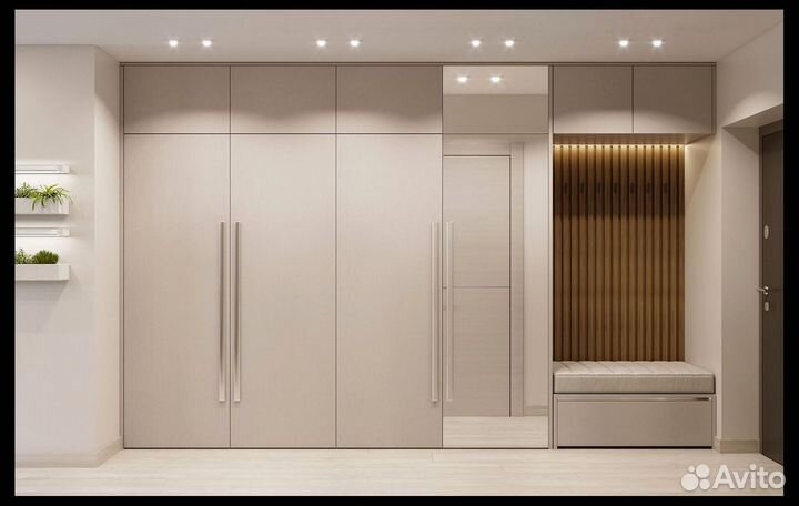 Шкаф в прихожую узкий