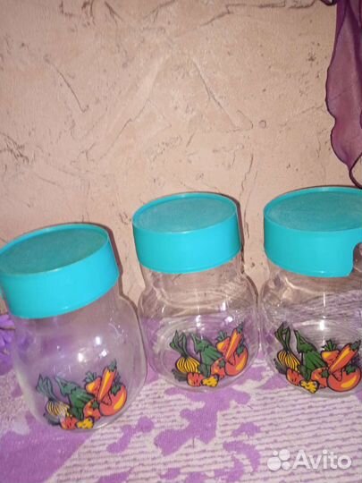 Банки стеклянные для сыпучих продуктов