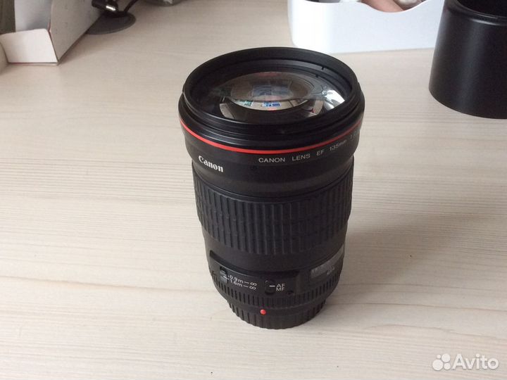 Объектив canon ef 135mm f 2l usm