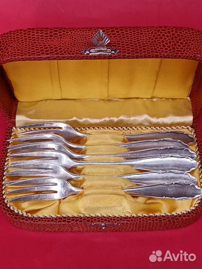 Набор антикварных десертных вилок. WMF. 1880-1886