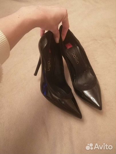 Туфли Чёрные лодочки Ballin