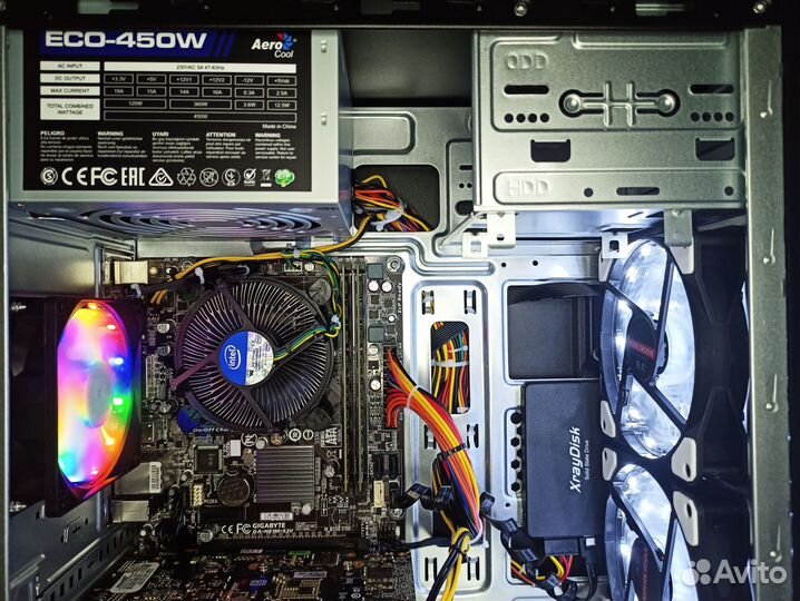 Игр пк E3-1225v3(Core i5-4570) GTX1060-3Gb 16Gb