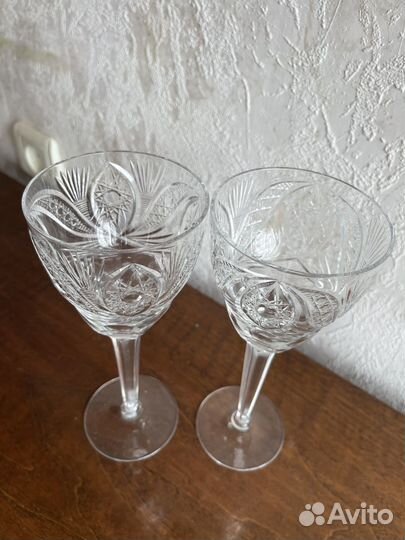 Фужеры хрустальные СССР