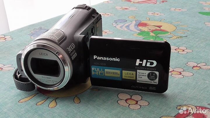 Цифровая видеокамера panasonic hdc sd9