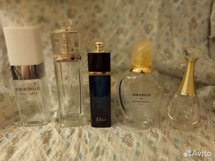 Пустые флаконы от парфюма