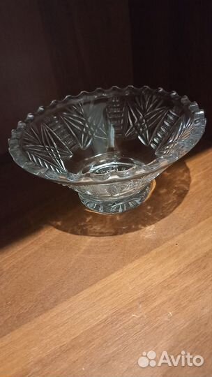 Салатник хрустальный