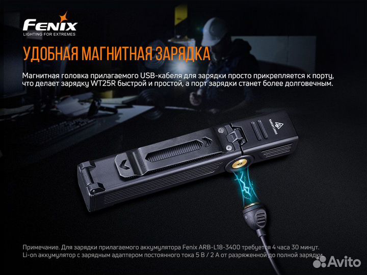 Фонарь Fenix WT25R